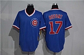 Chicago Cubs #17 Kris Bryant Mitchell And Ness Blue Stitched Pullover Jersey,baseball caps,new era cap wholesale,wholesale hats