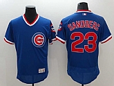 Chicago Cubs #23 Ryne Sandberg Mitchell And Ness Blue 2016 Flexbase Collection Stitched Pullover Jersey,baseball caps,new era cap wholesale,wholesale hats