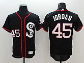 Chicago White Sox #45 Michael Jordan New Black 2016 Flexbase Collection Stitched Baseball Jersey,baseball caps,new era cap wholesale,wholesale hats