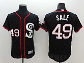 Chicago White Sox #49 Chris Sale New Black 2016 Flexbase Collection Stitched Baseball Jersey,baseball caps,new era cap wholesale,wholesale hats