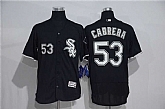 Chicago White Sox #53 Melky Cabrera Black 2016 Flexbase Collection Stitched Baseball Jersey,baseball caps,new era cap wholesale,wholesale hats