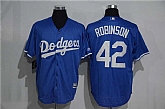 Los Angeles Dodgers #42 Jackie Robinson Blue New Cool Base Stitched Baseball Jersey,baseball caps,new era cap wholesale,wholesale hats
