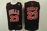 Nike Chicago Bulls #23 Michael Jordan Black Swingman Stitched NBA Jersey,baseball caps,new era cap wholesale,wholesale hats