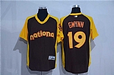 San Diego Padres #19 Tony Gwynn Brown 2016 All Star National League Stitched Jersey,baseball caps,new era cap wholesale,wholesale hats