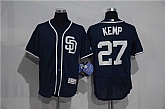 San Diego Padres #27 Matt Kemp Navy Blue 2016 Flexbase Collection Stitched Baseball Jersey,baseball caps,new era cap wholesale,wholesale hats