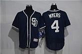 San Diego Padres #4 Wil Myers Navy Blue 2016 Flexbase Collection Stitched Baseball Jersey,baseball caps,new era cap wholesale,wholesale hats