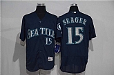 Seattle Mariners #15 Kyle Seager Navy Blue 2016 Flexbase Collection Stitched Baseball Jersey,baseball caps,new era cap wholesale,wholesale hats