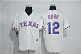 Texas Rangers #12 Rougned Odor White New Cool Base Stitched Baseball Jersey,baseball caps,new era cap wholesale,wholesale hats