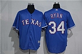 Texas Rangers #34 Nolan Ryan Blue New Cool Base Stitched Baseball Jersey,baseball caps,new era cap wholesale,wholesale hats