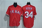 Texas Rangers #34 Nolan Ryan Red New Cool Base Stitched Baseball Jersey,baseball caps,new era cap wholesale,wholesale hats
