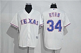 Texas Rangers #34 Nolan Ryan White New Cool Base Stitched Baseball Jersey,baseball caps,new era cap wholesale,wholesale hats
