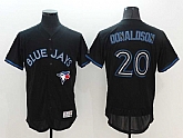 Toronto Blue Jays #20 Josh Donaldson Black Fashion Flexbase Collection Stitched Jersey,baseball caps,new era cap wholesale,wholesale hats