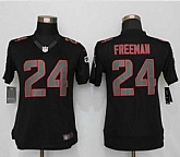 Women Limited Nike Atlanta Falcons #24 Freeman Impact Black Stitched Jersey,baseball caps,new era cap wholesale,wholesale hats