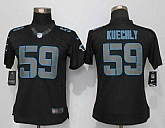 Women Limited Nike Carolina Panthers #59 Kuechly Impact Black Stitched Jersey,baseball caps,new era cap wholesale,wholesale hats