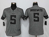 Women Limited Nike Minnesota Vikings #5 Bridgewater Gray Stitched Gridiron Gray Stitched Jersey,baseball caps,new era cap wholesale,wholesale hats