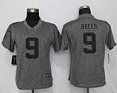 Women Limited Nike New Orleans Saints #9 Brees Gray Stitched Gridiron Gray Stitched Jersey,baseball caps,new era cap wholesale,wholesale hats