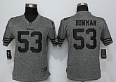 Women Limited Nike San Francisco 49ers #53 Bowman Gray Stitched Gridiron Gray Stitched Jersey,baseball caps,new era cap wholesale,wholesale hats