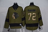 Chicago Blackhawks #72 Artemi Panarin Green Salute to Service Stitched Hockey Jersey,baseball caps,new era cap wholesale,wholesale hats