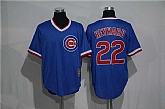 Chicago Cubs #22 Jason Heyward Mitchell And Ness Blue Stitched Pullover Jersey,baseball caps,new era cap wholesale,wholesale hats