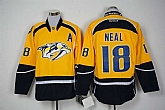 Nashville Predators #18 James Neal Yellow Stitched NHL Jersey,baseball caps,new era cap wholesale,wholesale hats