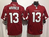 Nike Arizona Cardinals #13 Warner Red Game Jersey Team Color Stitched Game Jersey,baseball caps,new era cap wholesale,wholesale hats