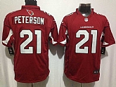 Nike Arizona Cardinals #21 Patrick Peterson Red Team Color Stitched Game Jersey,baseball caps,new era cap wholesale,wholesale hats