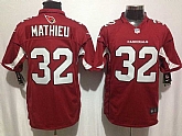 Nike Arizona Cardinals #32 Tyrann Mathieu Red Team Color Stitched Game Jersey,baseball caps,new era cap wholesale,wholesale hats