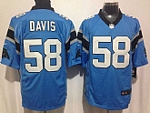 Nike Carolina Panthers #58 Thomas Davis Blue Team Color Stitched Game Jersey,baseball caps,new era cap wholesale,wholesale hats