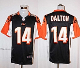 Nike Cincinnati Bengals #14 Andy Dalton Black Team Color Stitched Game Jersey,baseball caps,new era cap wholesale,wholesale hats