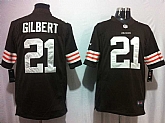 Nike Cleveland Browns #21 Justin Gilbert Brown Team Color Stitched Game Jersey,baseball caps,new era cap wholesale,wholesale hats