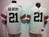 Nike Cleveland Browns #21 Justin Gilbert White Team Color Stitched Game Jersey,baseball caps,new era cap wholesale,wholesale hats
