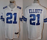 Nike Dallas Cowboys #21 Ezekiel Elliott White Team Color Stitched Game Jersey,baseball caps,new era cap wholesale,wholesale hats