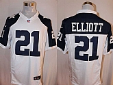 Nike Dallas Cowboys #21 Ezekiel Elliott White Thanksgiving Team Color Stitched Game Jersey,baseball caps,new era cap wholesale,wholesale hats