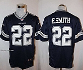 Nike Dallas Cowboys #22 Emmitt Smith Navy Blue Team Color Stitched Game Jersey,baseball caps,new era cap wholesale,wholesale hats