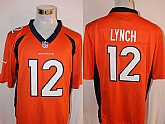 Nike Denver Broncos #12 Lynch Orange Team Color Stitched Game Jersey,baseball caps,new era cap wholesale,wholesale hats
