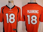 Nike Denver Broncos #18 Peyton Manning Orange Team Color Stitched Game Jersey,baseball caps,new era cap wholesale,wholesale hats