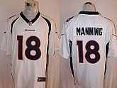 Nike Denver Broncos #18 Peyton Manning White Team Color Stitched Game Jersey,baseball caps,new era cap wholesale,wholesale hats