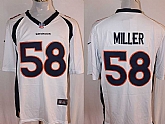 Nike Denver Broncos #58 Von Miller White Team Color Stitched Game Jersey,baseball caps,new era cap wholesale,wholesale hats