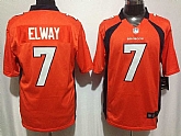 Nike Denver Broncos #7 John Elway Orange Team Color Stitched Game Jersey,baseball caps,new era cap wholesale,wholesale hats