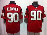 Nike Houston Texans #90 Jadeveon Clowney Red Team Color Stitched Game Jersey,baseball caps,new era cap wholesale,wholesale hats