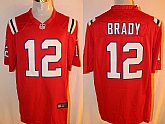 Nike New England Patriots #12 Tom Brady Red Team Color Stitched Game Jersey,baseball caps,new era cap wholesale,wholesale hats