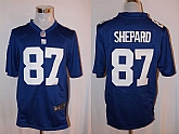 Nike New York Giants #87 Shepard Blue Team Color Stitched Game Jersey,baseball caps,new era cap wholesale,wholesale hats