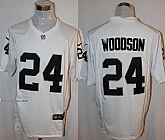 Nike Oakland Raiders #24 Charles Woodson White Team Color Stitched Game Jersey,baseball caps,new era cap wholesale,wholesale hats
