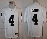Nike Oakland Raiders #4 Derek Carr White Team Color Stitched Game Jersey,baseball caps,new era cap wholesale,wholesale hats