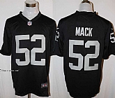 Nike Oakland Raiders #52 Khalil Mack Black Team Color Stitched Game Jersey,baseball caps,new era cap wholesale,wholesale hats