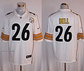 Nike Pittsburgh Steelers #26 Le'Veon Bell White Team Color Stitched Game Jersey,baseball caps,new era cap wholesale,wholesale hats