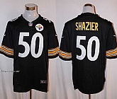 Nike Pittsburgh Steelers #50 Ryan Shazier Black Team Color Stitched Game Jersey,baseball caps,new era cap wholesale,wholesale hats
