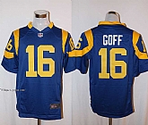 Nike St. Louis Rams #16 Jared Goff Blue Team Color Stitched Game Jersey,baseball caps,new era cap wholesale,wholesale hats