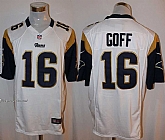 Nike St. Louis Rams #16 Jared Goff White Team Color Stitched Game Jersey,baseball caps,new era cap wholesale,wholesale hats