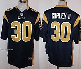 Nike St. Louis Rams #30 Todd Gurley II Navy Blue Team Color Stitched Game Jersey,baseball caps,new era cap wholesale,wholesale hats
